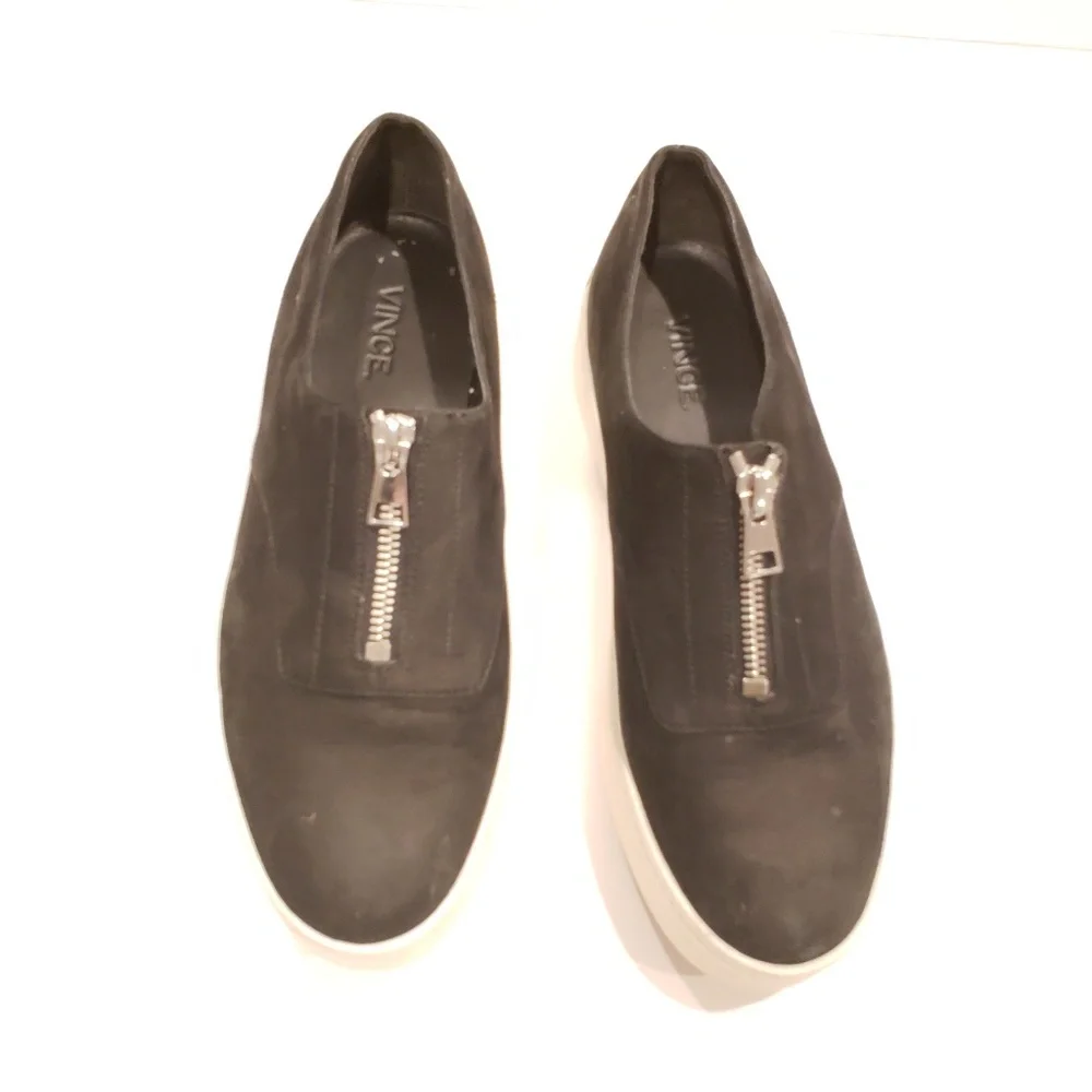 Vince black zipper